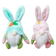 MIARHB 2PCS Easter Day Decor Toy Ornaments Rudolph Faceless Doll Rudolph Toy Plush Toy Easter Gift for Boys and Girls