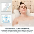 thumbnail image 2 of Foxanon Bath Pillow with 6 Non-Slip Suction Cups, Extra Thick and Soft Air Mesh, Polyester Monofilament, 15x14 in White, 2 of 9