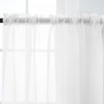 thumbnail image 4 of 1 Panel Kitchen Tiers Half Window Sheer Curtains Window Rod Pocket Voile Drapes for Cafe 52x36.2inch, 4 of 4