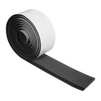 95"x2" EVA Decking Sheet Mat Non-Slip Self-Adhesive for Boat Yacht Deck Pad RV Car Trunk Flooring Carpet Dark Gray Black