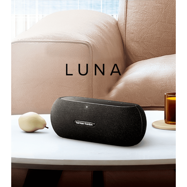 Harman Kardon Luna Portable Bluetooth Speaker, Black, Wireless