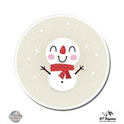 Cute Snowman - 3" Vinyl Sticker - For Car Laptop I-Pad Phone Helmet Hard Hat - Waterproof Decal