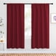 thumbnail image 1 of Cortinas opacas NICETOWN Burgundy 107 x 183 cm, juego de 2, 1 of 9