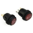 thumbnail image 4 of REd LED 12V 20A Car Boat ON/OFF Round Waterproof Rocker Toggle Switch, 4 of 6