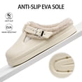 thumbnail image 5 of Ecetana Women's Fuzzy Lined Clogs Warm Slip-On House Slippers, 5 of 7