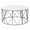 White, variant on Furniture of America Borche Industrial Wood Round Coffee Table in White