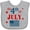 AC-Heather Grey, variant on Inktastic The 4th of July- Boys or Girls Baby Bib