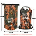 thumbnail image 6 of 30L 15L Waterproof Dry Bags with Wet Separation Pocket Backpack for Kayaking Boating Swimming Outdoor Sports Bag XAZ9 (30L Blue), 6 of 7