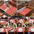 thumbnail image 6 of Valentine''s Day Placemats Set of 6, I Love You More Placemat for Dining Table Decorations, Cotton Linen Simple Words Red Place Mats, Valentines Table Mats for Kitchen Dinner Holiday Party Decor, 6 of 6