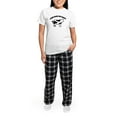 thumbnail image 5 of CafePress - Cows Make Me Happy Women's Light Pajamas - Women's Short Sleeve Print T-Shirt and Pants Light Cotton Pajama Set, 5 of 7