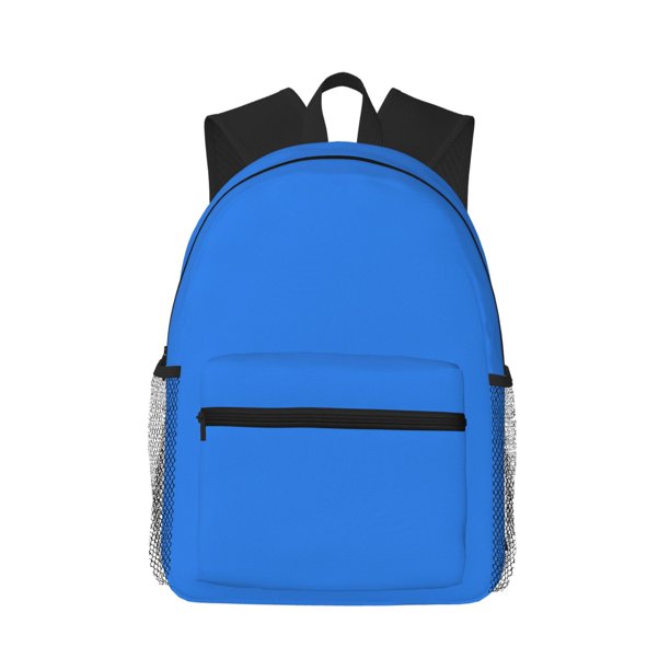 Disketp Dodgerblue Mochila Ligera Clásica con Múltiples Bolsillos, Mochila Casual para Hombre y Mujer, Ideal para Escuela, Trabajo y Viajes