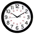 thumbnail image 2 of Realspace® Round 24-Hour Wall Clock, 12", Black, 2 of 2