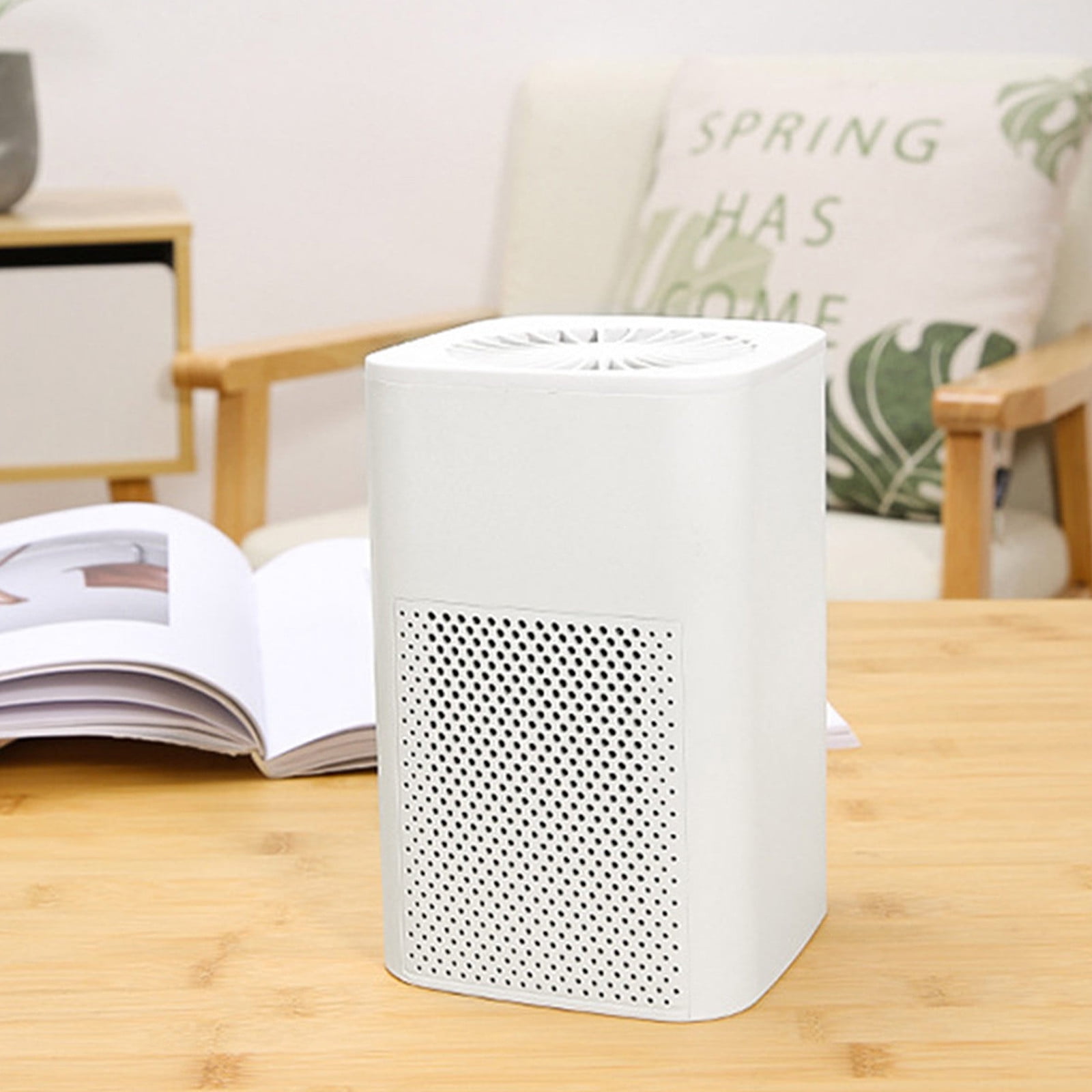 Portable HEPA Air Purifier for Bedroom with Sleep Mode, 360° Air Circulation, Covers Up to 302 Sq Ft, Quiet Operation, for Home, Office, Pet Dander, Allergies, Odors