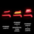 thumbnail image 7 of AKKON - For 12-14 Ford Focus Hatchback [SEQUENTIAL] LED Tube Red Tail Brake Lamps Driver Left+Passenger Right, 7 of 7