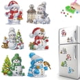 thumbnail image 1 of Imán Nevera Wdftyju 6 Uds Muñeco Nieve Acrílico Navidad, 1 of 8