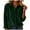 Green, variant on Karight Womens Corduroy Shirts Long Sleeve Collared Button Down Blouse Oversized Boyfriend Tops Jackets Shackets with Pocket