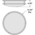 thumbnail image 4 of Access Lighting LED Flush Mount in Chrome Color, 4 of 6