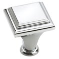 thumbnail image 2 of Nickel poli - Amerock BP26131PN Manor Square Knob, 2 of 4