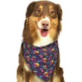 thumbnail image 6 of Goofa Skull mushroom Printing Dog Bandana ,Cat Scarf Adjustable Bib Handkerchief Accessories for Dogs Cats,Pet scarf,Pet fashion, 6 of 6