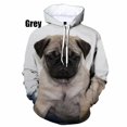 thumbnail image 3 of Sudadera con capucha informal de moda para hombre, sudadera con estampado 3D de bulldog, sudadera holgada de talla grande para primavera y otoño, 3 of 5