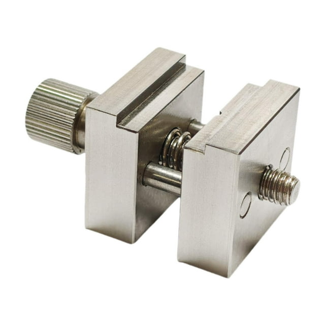 Mini taladro de columna, tornillo de banco de mano, abrazadera para escultura, nogal nuclear Acero inoxidable