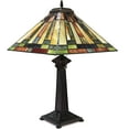 thumbnail image 2 of RADIANCE Goods Tiffany-Style 2 Light Mission Table Lamp 16" Shade, 2 of 4