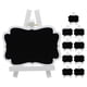 thumbnail image 1 of 10 mini pizarras de madera reutilizables para fiestas, buffets y catering, 1 of 7