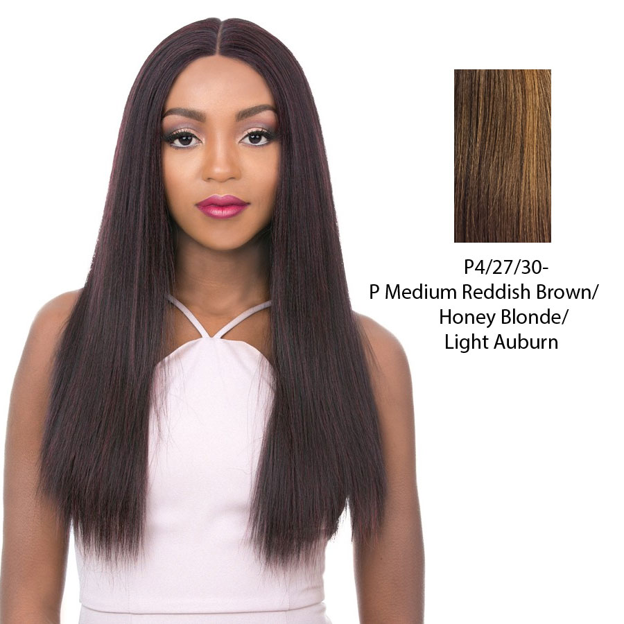 Vixen X 100 Human Hair Premium Mix Full Lace Wig Vixen X Yaki Straight