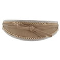 thumbnail image 6 of Women Camel Beige Wrap Around Wide Waistband Tie Kimono Belt S M, 6 of 12