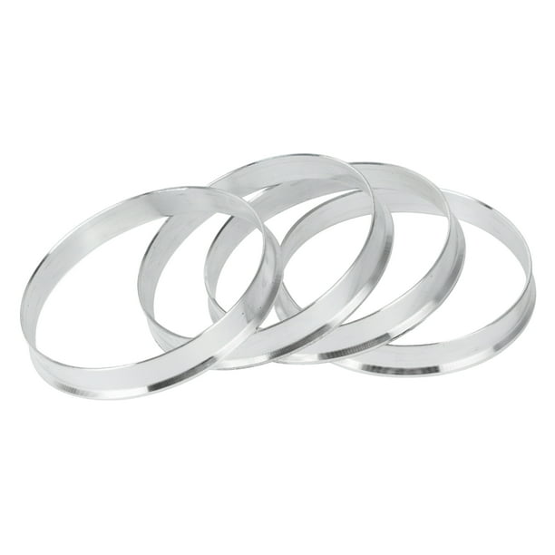 Anillos Centradores de Buje Unique Bargains, 65.1mm ID a 67.1mm OD, Anillos de Buje de Rueda de Vehículo de Aleación de Aluminio, 4 Pcs