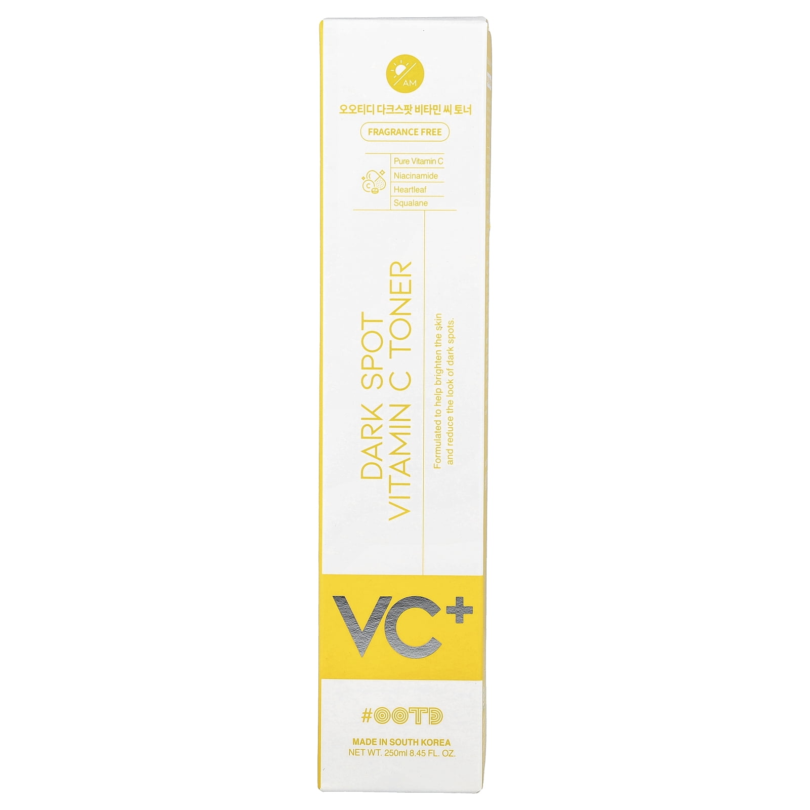 OOTD Beauty Vitamin C Brightening Face Toner for Even Skin Tone, 8.45 fl oz