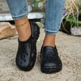 thumbnail image 2 of Rokment Womens Mens Clogs with Back Straps Wide Width Comfortable Quick Drying Closed Toe Orthopedic Walking Slip on Slippers Garden Shoes Barefoot Water Sandals for Beach Black Size 5.5, 2 of 4