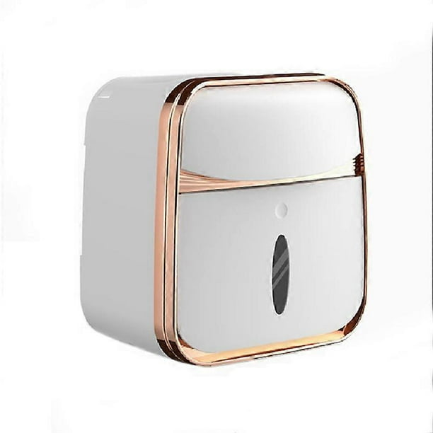Toilet Tissue Box Wall-Mounted Waterproof Toilet Paper Box Punch-Free Pumping Paper Box Toilet Toile