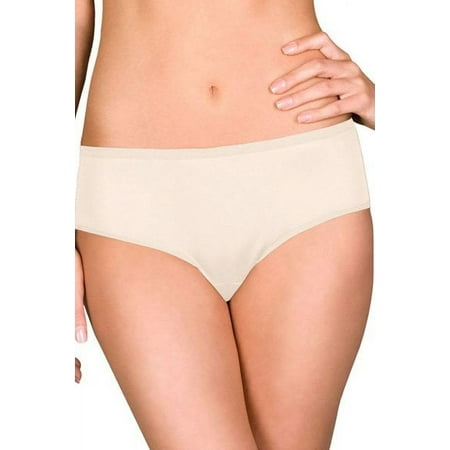 Velrose Lingerie Shadowline Hidden Elastic Nylon Hipster Panty  3-Pack 11032/11032X-3PK