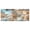 Blue Peach 3D Flowers, variant on Haosy 2 Panels Rod Pocket Tier Curtains 27 x 24 Light Filtering Privacy Semi Sheer for Kitchen Bathroom, Blue Irises Colored Glass