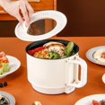 thumbnail image 2 of CNKOO Mini Rice Cooker Steamer  Nonstick Pot  Keep Warm Function & Recipe Guide  Versatile Mini Rice Cooker for Soups  Stews  Grains & Oatmeal, 2 of 9