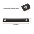 thumbnail image 2 of Uxcell Leather Drawer Pulls, 6.7" 4Pack Leather Furniture Handles Drawer Knob Pull Black, 2 of 5
