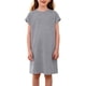 thumbnail image 1 of Vestido de Primavera de Niña Vestidos Sueltos Casuales con Bolsillos para 5-14 Años Vestido de Verano de Manga Corta Estirable Suave Y Cómodo para las Vacaciones Escolares, 1 of 9