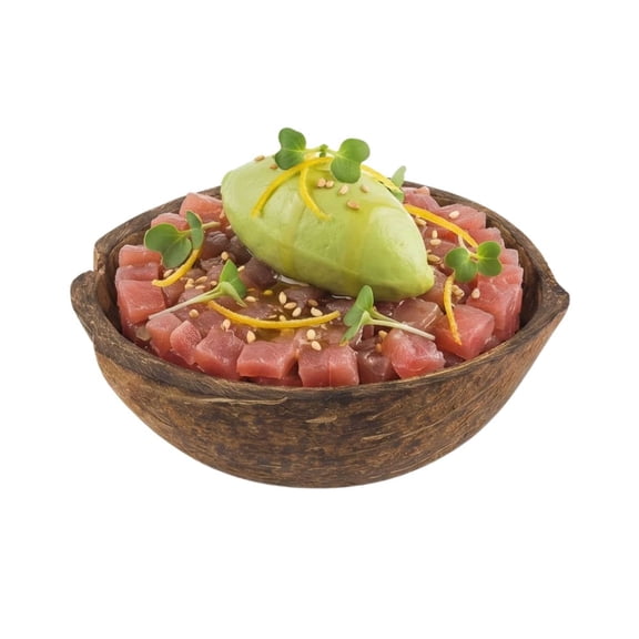 Indo Natural Coconut Shell Bowl - 10 count box