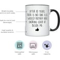 thumbnail image 2 of YouNique Designs 10 Year Anniversary Mug, 11 Ounces, Funny 10th Anniversary Coffee Mug for Him, Tenth Year Wedding Anniversary Cup, 10th Wedding Anniversary Mug for Husband & Wife (Black Handle), 2 of 5