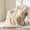 Light Khaki, variant on Buzio Soft Weighted Blanket 15lbs, Super Soft Plush Faux Fur Blanket, Perfect for Night Sleep & Bedroom Naps, 60"x80" Grey