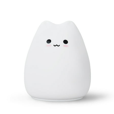 

GETHOME LED Night Light Accessory Home Kids Bedroom Color Changing Ornament Cute Cat