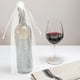 thumbnail image 2 of 10 bolsas de regalo de organza transparente para botellas de vino (blancas), 2 of 6