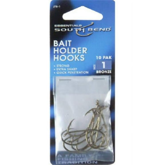 South Bend Baitholder Bronze Hooks Size 1