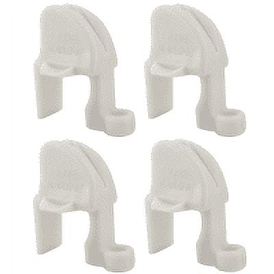 ISURE MARINE Boat Fender clamp, Pontoon Boat Rail Gear Fender Hanger/Regulator White 4Pcs