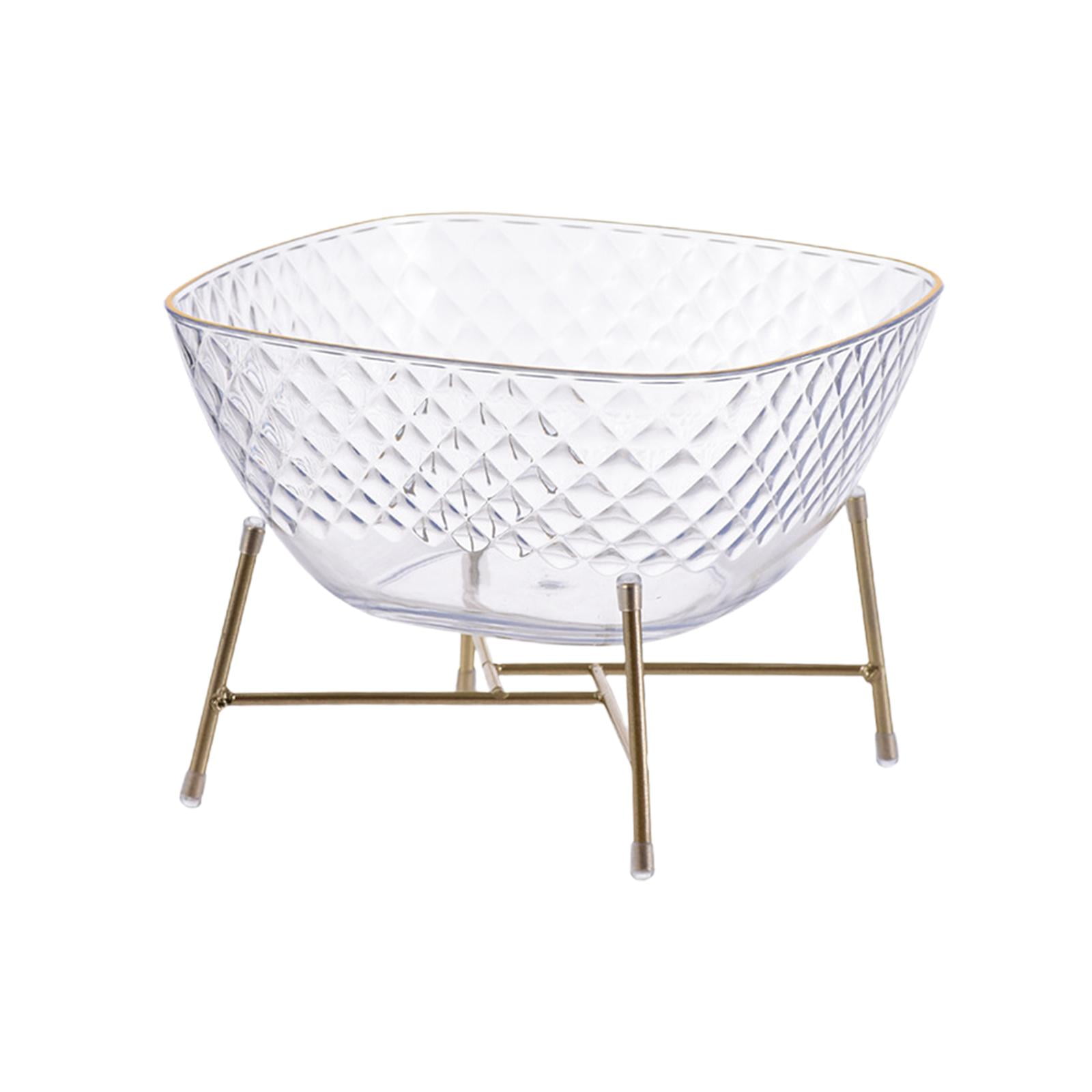 Fruit Bowl Vegetable Stand Holder with Stand Fruit Tray Container Snack