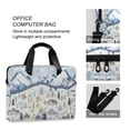 thumbnail image 4 of FORMRS 16" Laptop Bag Carrying Sleeve Case with Handle Travel Shoulder Briefcase, Light Blue Mountain, 4 of 8