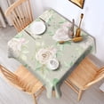 thumbnail image 4 of 42x42 Inch Waterproof Square Tablecloth, Thickened Polyester Table Cover for Dining & Parties, Floral Print, 4 of 6