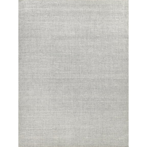 Ferrus Silver/Ivory Polyester/Wool/Cotton Handwoven Area Rug