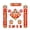 Happy New Year Lion, variant on SDFGTstore Snake Year Magnetic Couplets Set Chinese New Year Door Decoration Accessories